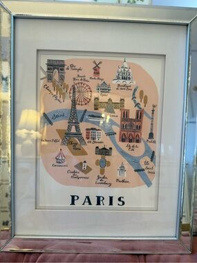 Rifle Paper Co Paris Illustration Framed DIY